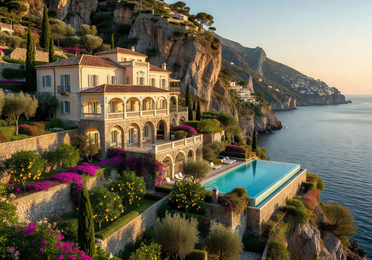 Belmond Hotel Caruso Infinity Pool above the clouds
