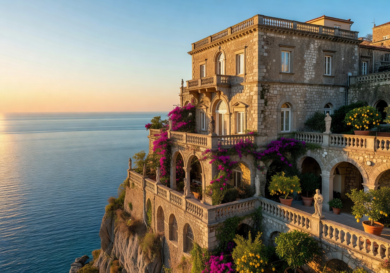 Belmond Hotel Caruso ancient heritage architecture and frescoed interiors