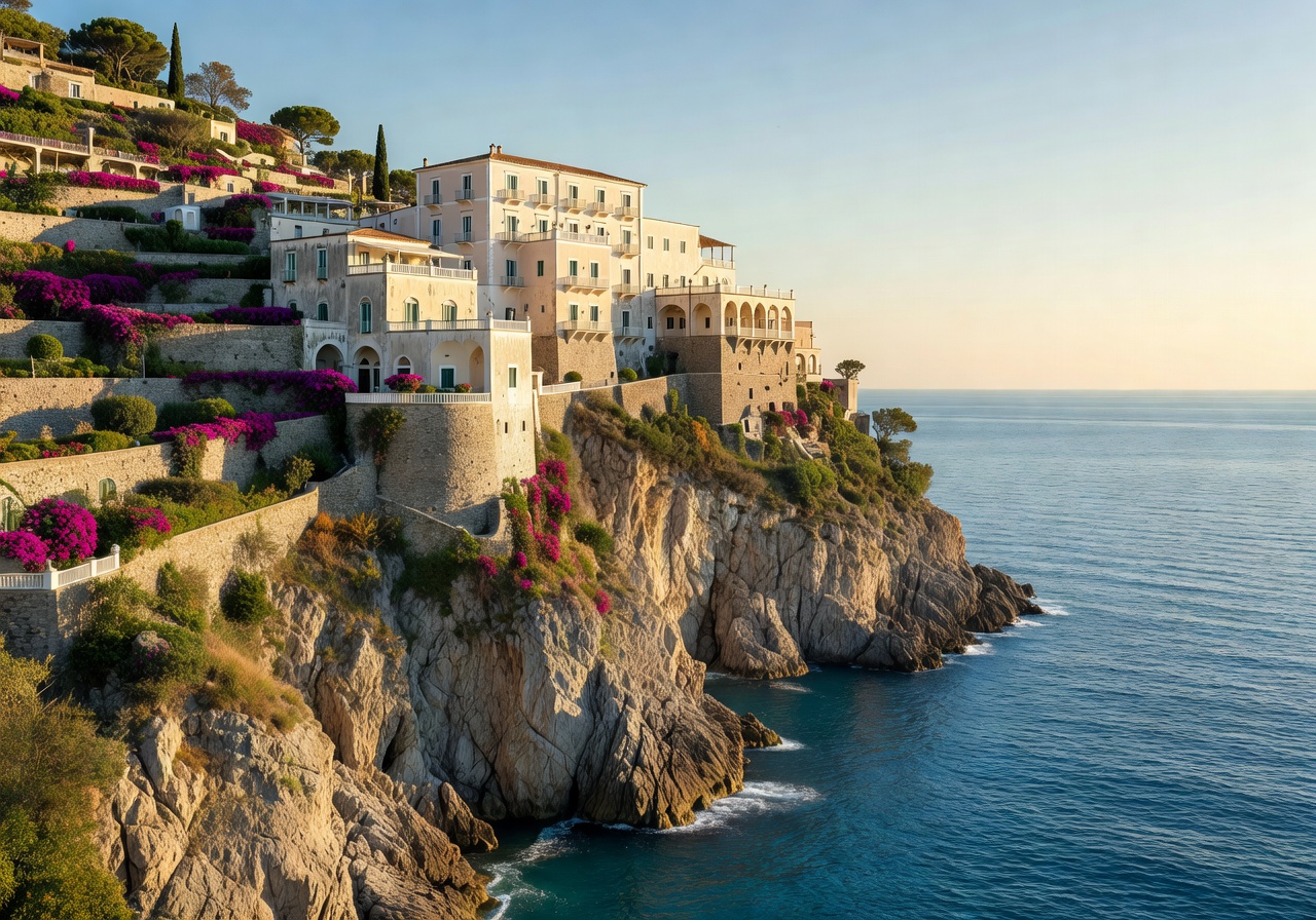 Monastero Santa Rosa clifftop pool